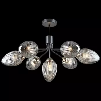 Потолочная люстра на штанге Reluce 05126-0.3-07 COFFEE+FGD