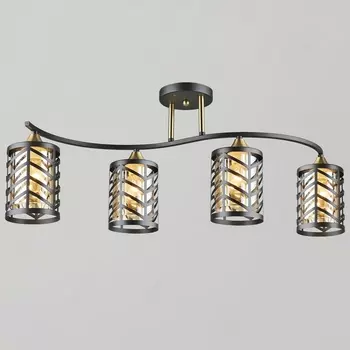 Потолочная люстра на штанге Reluce 05943-0.3-04 BK+COP