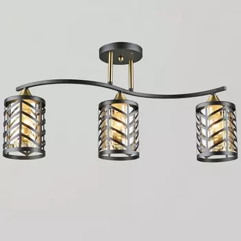 Потолочная люстра на штанге Reluce 05943-0.3-03 BK+COP