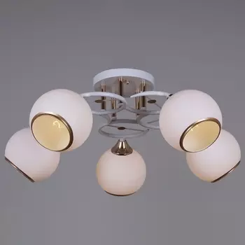 Потолочная люстра на штанге Reluce 06117-0.3-05 WH+FG