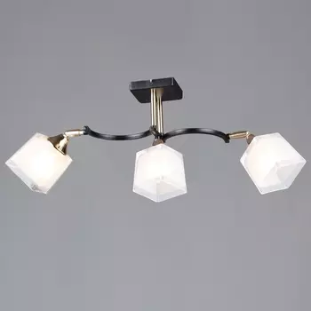 Потолочная люстра на штанге Reluce 06404-0.3-03 BK+FGD