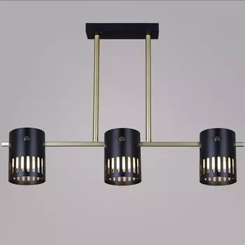 Потолочная люстра на штанге Reluce 06675-0.3-03 GD+BK GX53