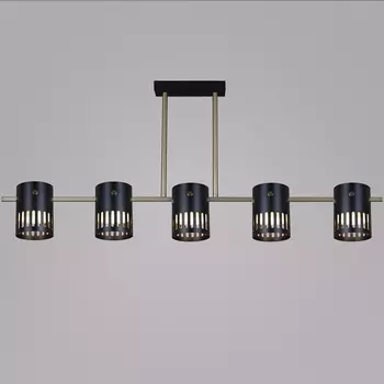 Потолочная люстра на штанге Reluce 06675-0.3-05 GD+BK GX53