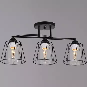 Потолочная люстра на штанге Reluce 07588-0.3-03 BK