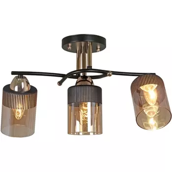 Потолочная люстра на штанге Reluce 09131-3.3-03 FG+BK