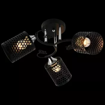 Потолочная люстра на штанге Reluce 11320-0.3-03 BK+CR