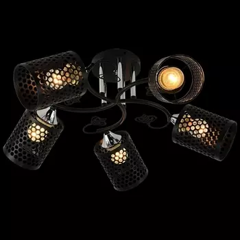 Потолочная люстра на штанге Reluce 11320-0.3-05 BK+CR