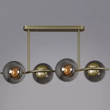 Потолочная люстра на штанге Reluce 36363-0.3-04 5038GD в форме шара