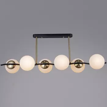Потолочная люстра на штанге Reluce 36364-0.3-06 BK+COP в форме шара