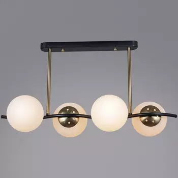 Потолочная люстра на штанге Reluce 36364-0.3-04 BK+COP в форме шара