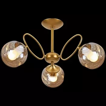 Потолочная люстра на штанге Reluce 52076-0.3-03 в форме шара