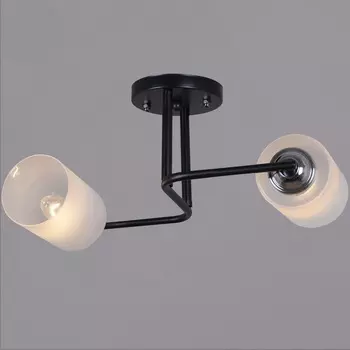 Потолочная люстра на штанге Reluce 70187-0.3-02 BK+CR