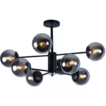 Потолочная люстра на штанге Seven Fires Aimee SF3309/8C-MBK-CR