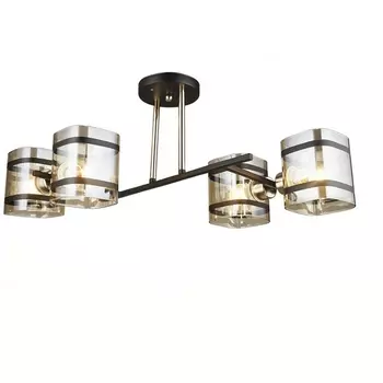 Потолочная люстра на штанге Seven Fires Klaso SF3316/4C-BK-FGD