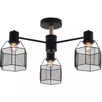 Потолочная люстра на штанге Seven Fires Lauri SF3388/3C-BK-WD