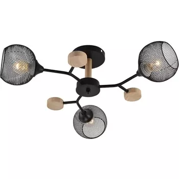 Потолочная люстра на штанге Seven Fires Maklen SF3385/3C-WT-WD