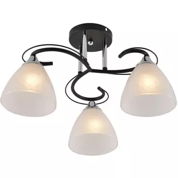 Потолочная люстра на штанге Seven Fires Nuala SF3372/3C-BK-CR-WT