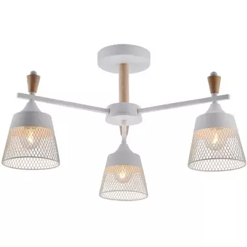 Потолочная люстра на штанге Seven Fires Olban SF3389/3C-WT-WD