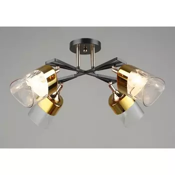 Потолочная люстра на штанге SL4350-4 CF+GD Мелодия Света SL1N 000065853