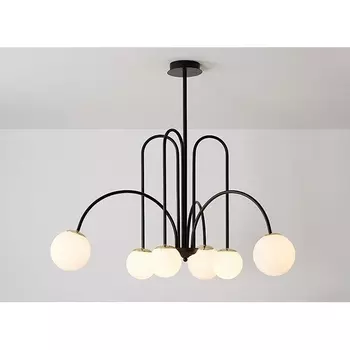 Потолочная люстра на штанге SL8259-6 BK Мелодия Света SL1N 000057028