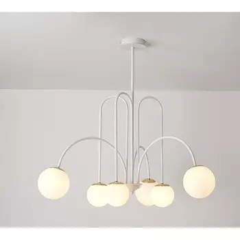 Потолочная люстра на штанге SL8259-6 WT Мелодия Света SL1N 000057029