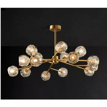 Потолочная люстра на штанге SL8637-15 GD Мелодия Света SL1N 000057027