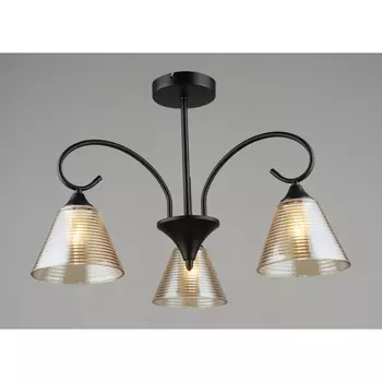 Потолочная люстра на штанге SL8710-3 BK Мелодия Света SL1N 000065861