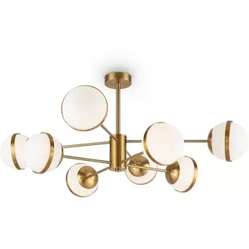 Потолочная люстра на штанге Freya Sonder FR5204PL-08BS шарики