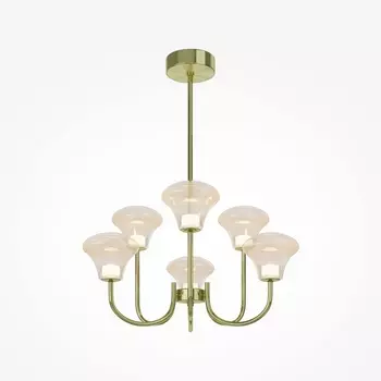 Потолочная люстра на штанге светодиодная Maytoni Dynasty MOD402PL-L20BS3K