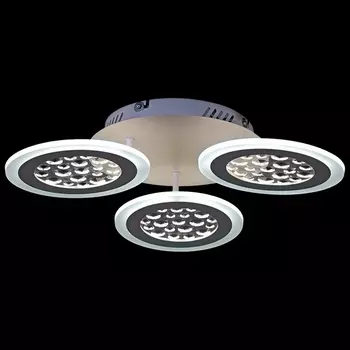 Потолочная люстра на штанге светодиодная с пультом регулировкой цветовой температуры и яркости Reluce 20491-0.3-03 WT