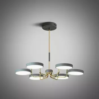 Потолочная светодиодная люстра на штанге Tavis D78 Gray Imperiumloft Tavis01 (229001-26) ImperiumLoft