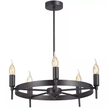 Потолочная люстра на штанге Vitaluce V3001-1/5PL в виде свечи