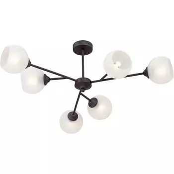 Потолочная люстра молекулы на штанге Vitaluce V3791-1/6PL, 6xE27 макс. 40Вт