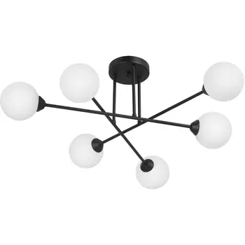 Потолочная люстра молекулы на штанге Vitaluce V3931-1/6PL, 6xG9 макс. 40Вт