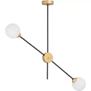 Потолочная люстра на штанге Vitaluce V3988-1/2PL в форме шара