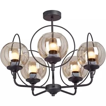 Потолочная люстра на штанге Vitaluce V3991-1/5PL шарики