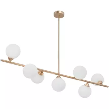 Потолочная люстра молекулы на штанге Vitaluce V48410-8/7PL