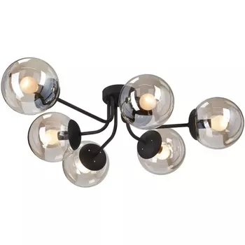 Потолочная люстра на штанге Vitaluce V4997-1/6PL в форме шара