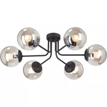 Потолочная люстра на штанге Vitaluce V4998-1/6PL в форме шара