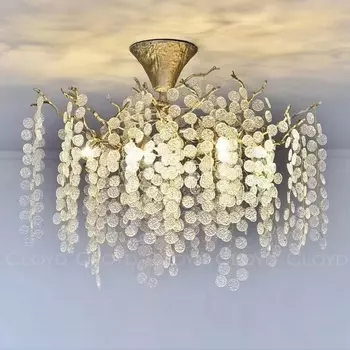 Потолочная люстра на штанге в форме ветки Cloyd Haoma 11109