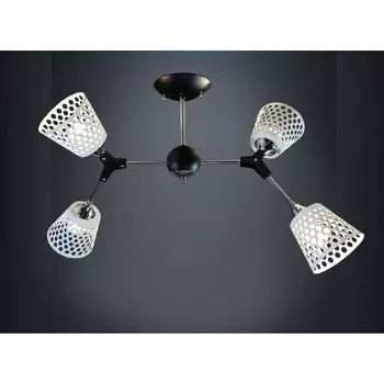Потолочная люстра на штанге Wedo Light Deyzi WD3565/4C-BK-CR-WT