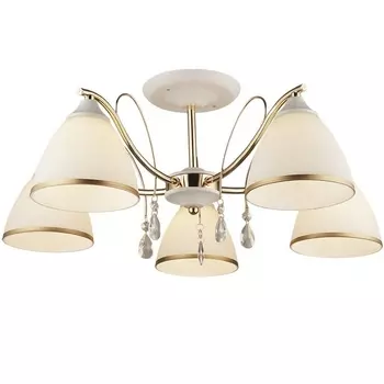 Потолочная люстра на штанге Wedo Light Dzintars WD3523/5C-WT-FGD-WT