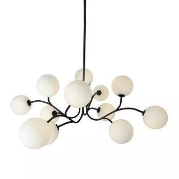 Потолочная люстра IP21 на штанге Zortes Blo ZRS.1178.12 шарики