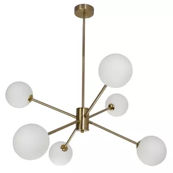 Потолочная люстра IP21 на штанге Zortes Ragy ZRS.1893.06 шарики