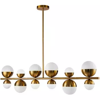 Потолочная люстра на штангеDelight Collection Hutchinson 771140 в форме шара DeLight Collection