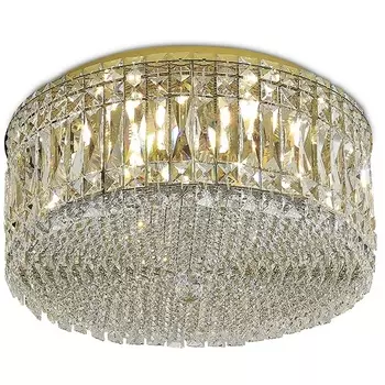 Потолочная люстра хрустальная Newport 8451 8457/PL gold