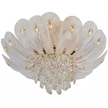 Потолочная люстра Odeon Light Paroti 5048/7 золото/прозрачный/янтарный/металл/хрусталь/стекло E14 7*40W