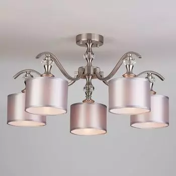 Потолочная люстра 60070/5 Eurosvet Ofelia сатин-никель