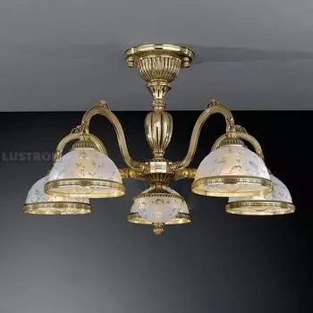 Потолочная люстра PL.6322/5 Reccagni Angelo 6322 PL 6322/5