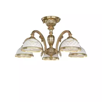 Потолочная люстра с узором в клетку PL.7122/5 Reccagni Angelo 7122 PL 7122/5